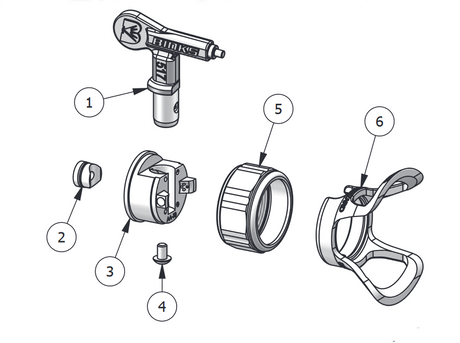 Binks Trophy AA Series 4400 Air Assisted Airless Spray Guns - Total Finishing Supplies