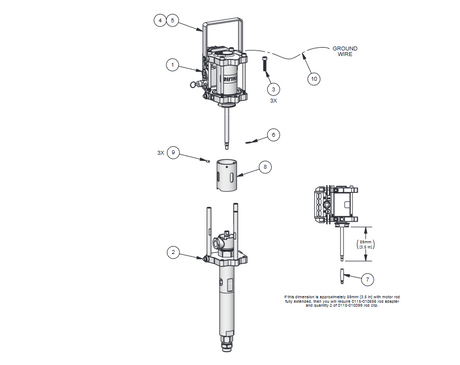 Binks Bare MX412 Series Air Assist Airless Piston Pumps - Total Finishing Supplies