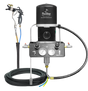TFS Label Air-Assist-Airless (AAA) 14:1 Peak™ Pump - Wall Model Set-Up (V Packing) with MAMBA® AAA Spray Gun - Total Finishing Supplies
