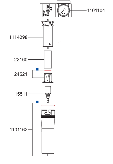 SATA Filter 500 Series Cover Unit With Ball Valves - Total Finishing Supplies