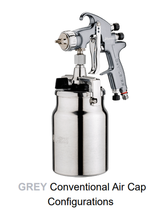 DeVilbiss Advance HD Suction Feed Spray Gun - Total Finishing Supplies