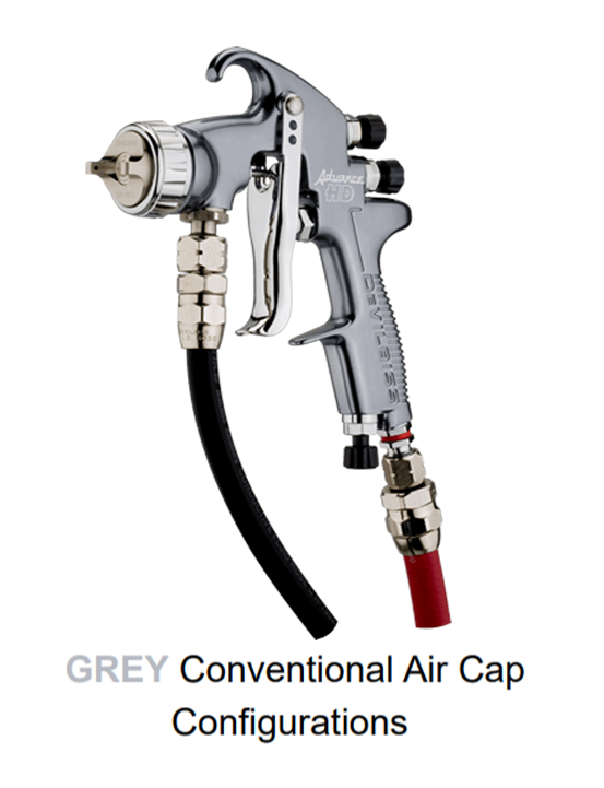 DeVilbiss Advance HD Pressure Feed Spray Gun - Total Finishing Supplies