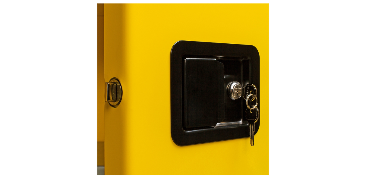 120 Gallon Flammable Storage Cabinet With Manual-Closing Doors 59.312 W X 34.438 D 65.125 H Cabinets