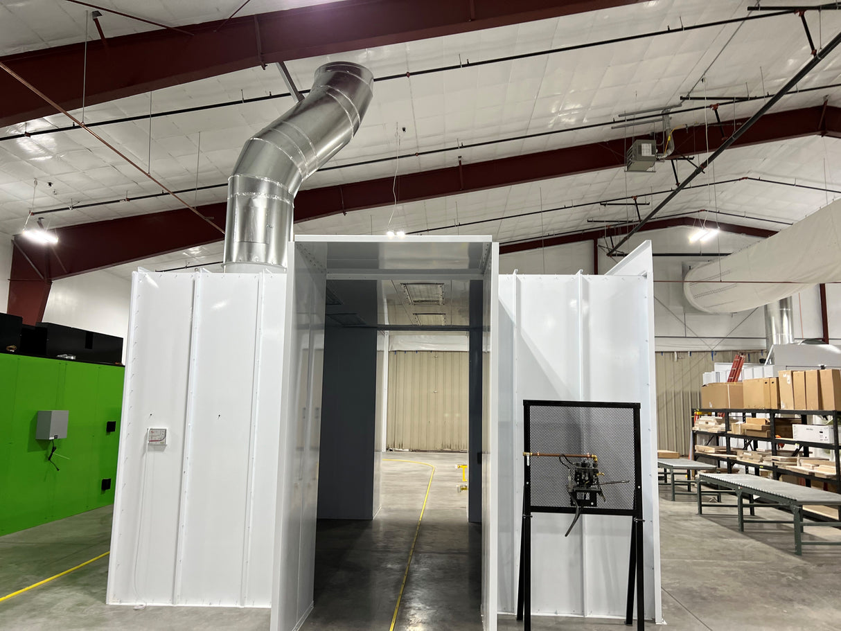 Labor - Ducting Installation of Spray Booths - Total Finishing Supplies