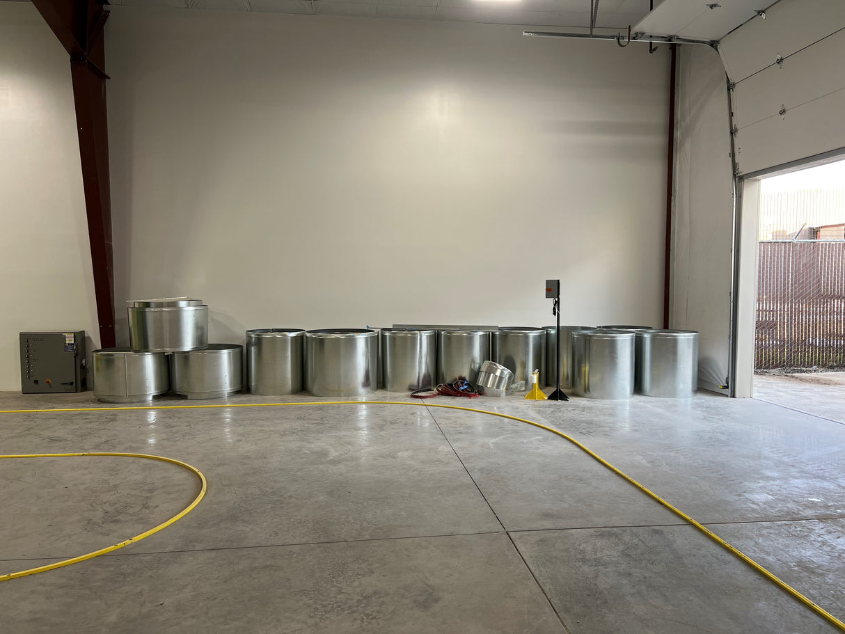 Labor - Ducting Installation of Spray Booths - Total Finishing Supplies