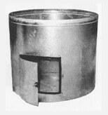 Exhaust Stack With Cleanout Door - Paint Spray Booth Accessory