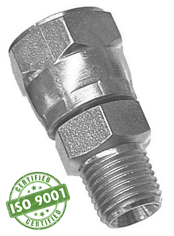 1/4" NPT (M) x 1/4" NPSM (F) Adaptor - Total Finishing Supplies