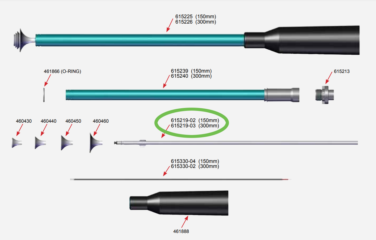 MS Elite M5 Manual Applicator Pressure Bar - Total Finishing Supplies