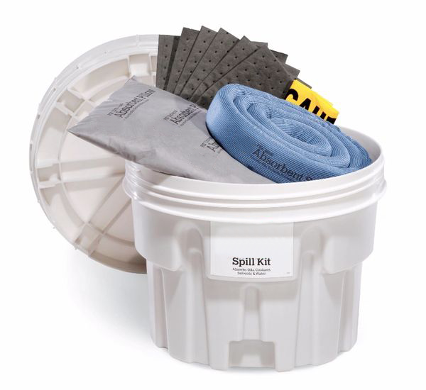 Spill Kit In 20-Gallon Overpack Salvage Drum