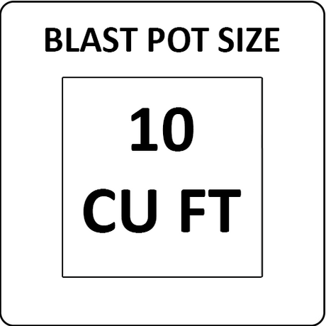 Pirate Brand 10 cu ft Blast Pots
