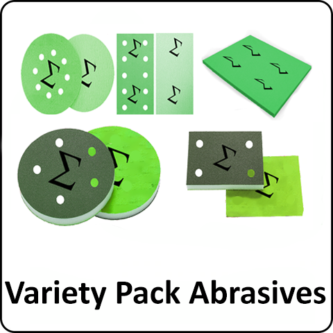 Variety Pack Abrasives - Total Finishing Supplies