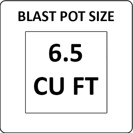 Pirate Brand 6.5 cu ft Blast Pots