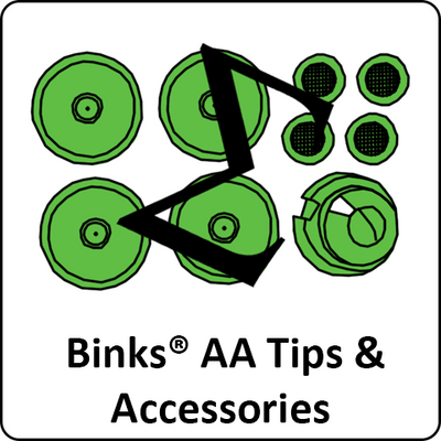 Puntas y accesorios para pilas AA Binks 