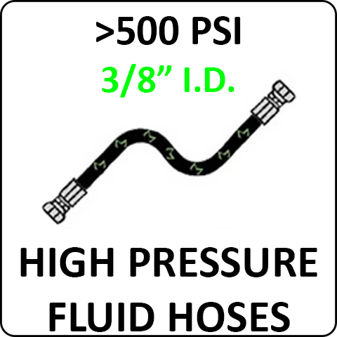 3/8" I.D. High Pressure Fluid Hoses - Total Finishing Supplies