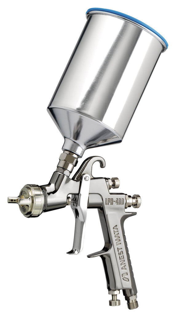 Anest Iwata Lph-400 Lv4 HVLP Gravity Spray Gun - Total Finishing Supplies