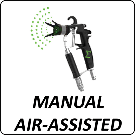 Manual Air-Assisted Airless Spray Guns