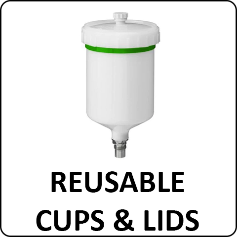 Reusable Cups and Lids - Total Finishing Supplies