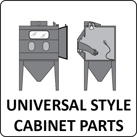 Pirate Brand Universal Style Blast Cabinet Parts