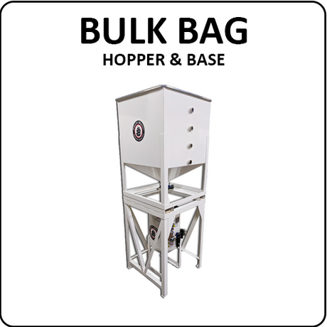 Pirate Brand Bulk Bag Hopper, Base, & Racks