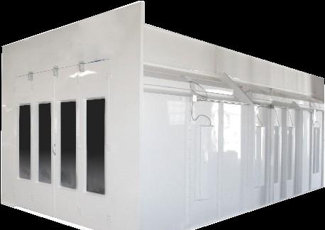 Automotive Crossdraft Paint Spray Booth - Total Finishing Supplies