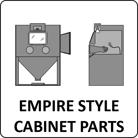 Pirate Brand Empire Style Blast Cabinet Parts