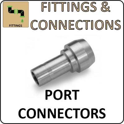 Hosco Fittings and Connections - 316 Stainless Steel Compression & Instrumentation Fittings - Port Connectors