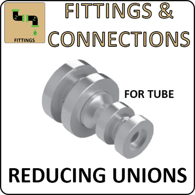 Hosco Fittings and Connections - Prefis™ Connectors - Reducing Union for Tube