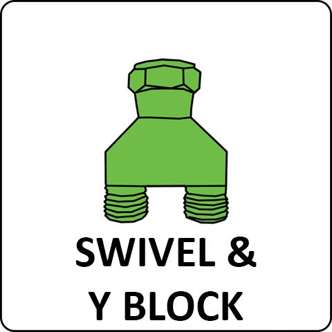 Swivel & Y Blocks - Total Finishing Supplies