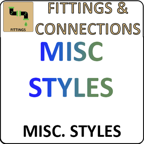 Pirate Brand Misc. Styles of Fittings and Connections
