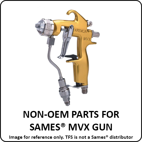 Non-OEM Parts for Sames® MVX Manual Spray Gun - Total Finishing Supplies