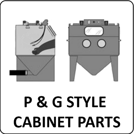 Pirate Brand P & G Style Blast Cabinets Parts
