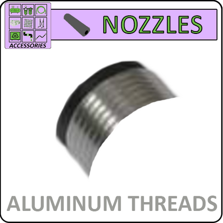 Pirate Brand Aluminum Thread Nozzles