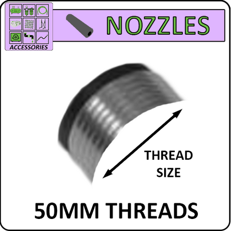 Pirate Brand 50mm Thread Nozzles