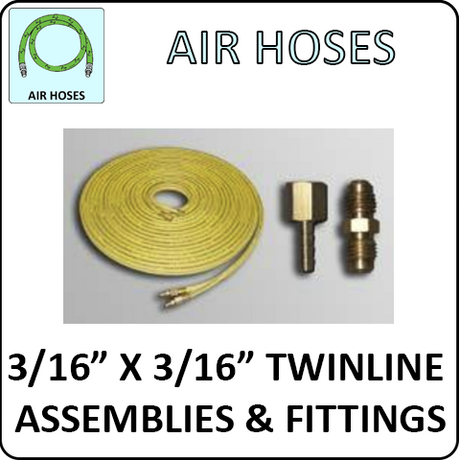 Pirate Brand 3/16" x 3/16" Twinline Assemblies and Fittings