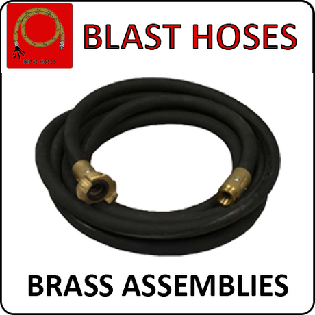 Pirate Brand Blast Hoses - Black Brass Assembly