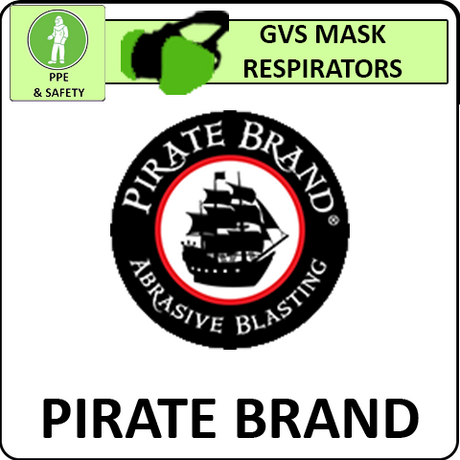 Pirate Brand Personal Protective Equipment RPB Safety GVS Half Mask Respirators