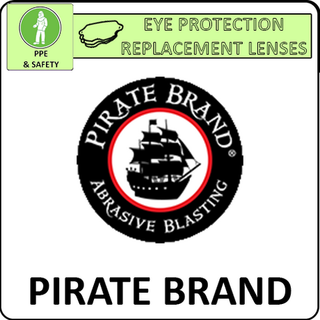 Pirate Brand Personal Protective Equipment Eye Protection Replacement Lenses