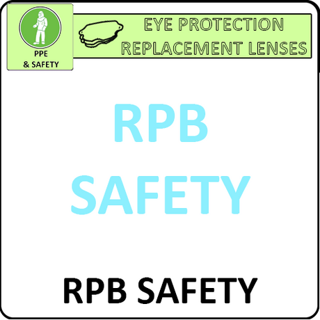 Pirate Brand RPB Safety Personal Protective Equipment Eye Protection Replacement Lenses