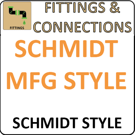 Pirate Brand Schmidt Manufacturing Style Fittings & Connections