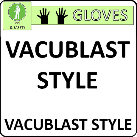 Pirate Brand Vacublast Style Personal Protective Equipment Gloves