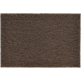 Norton Dark Tan Medium Grade Non-Woven Hand Sanding Pads, 6" x 9"