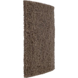 Norton Dark Tan Medium Grade Non-Woven Hand Sanding Pads, 6" x 9"