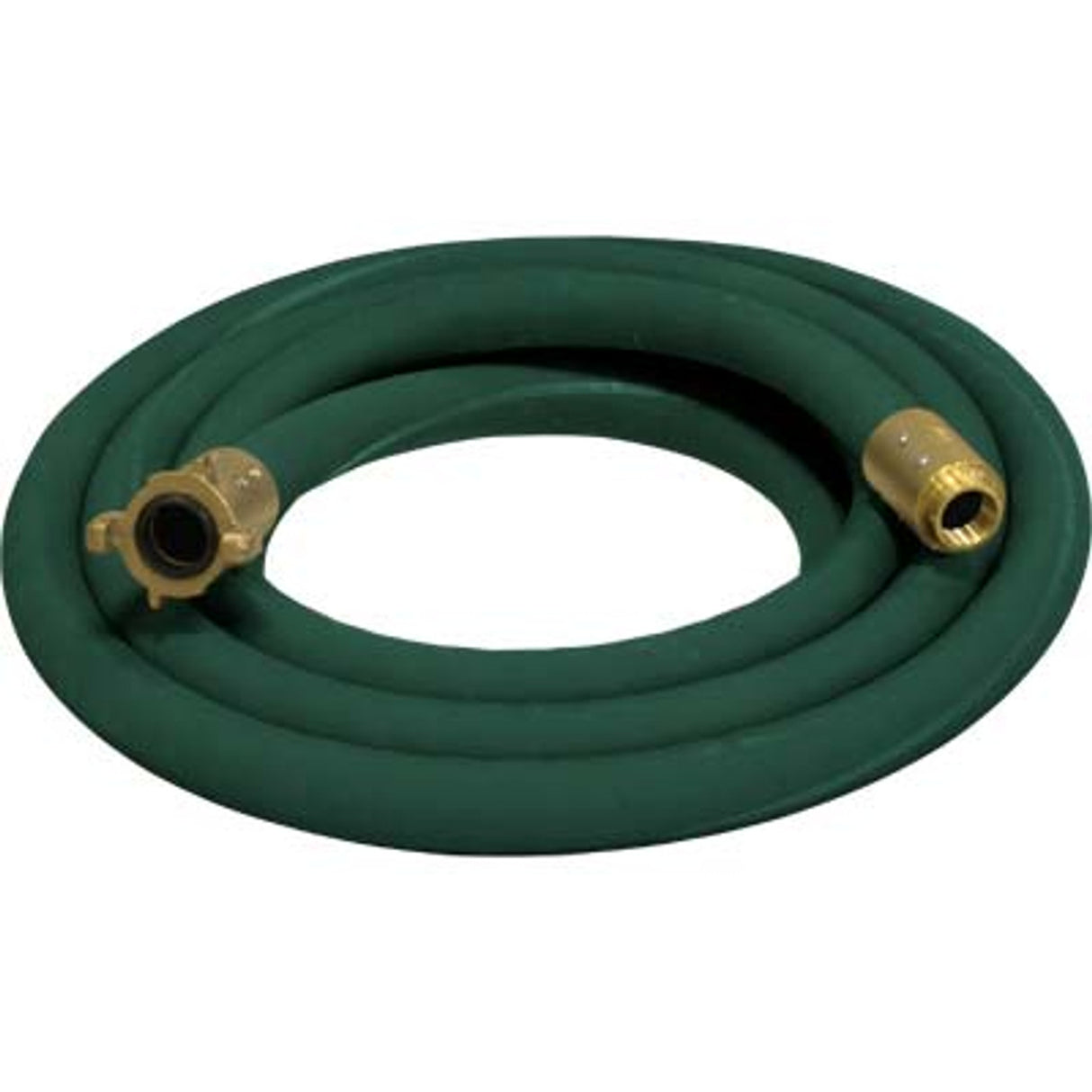 Pirate Brand - 1-1/2" Blast Hose Assembly, Green, BIG GUN Full Flow w/ Brass Couplings