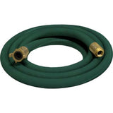 Pirate Brand - 1-1/2" Blast Hose Assembly, Green, BIG GUN Full Flow w/ Brass Couplings