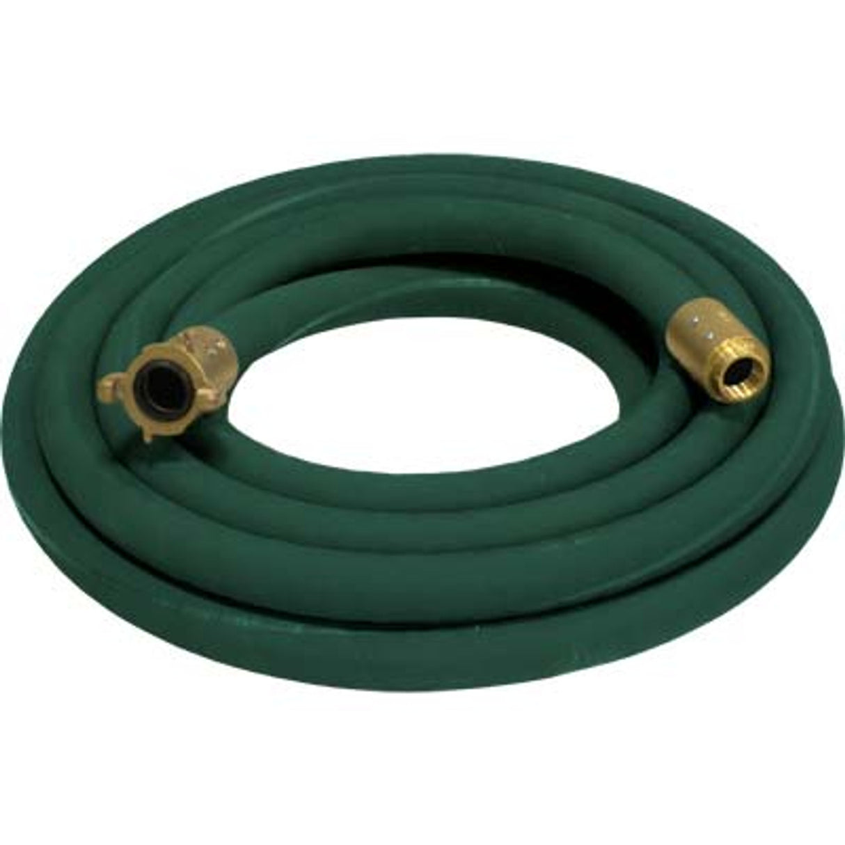 Pirate Brand - 1-1/2" Blast Hose Assembly, Green, BIG GUN Full Flow w/ Brass Couplings