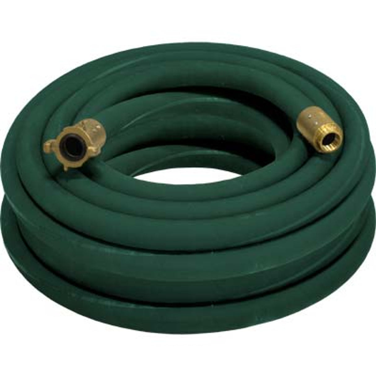 Pirate Brand - 1-1/2" Blast Hose Assembly, Green, BIG GUN Full Flow w/ Brass Couplings