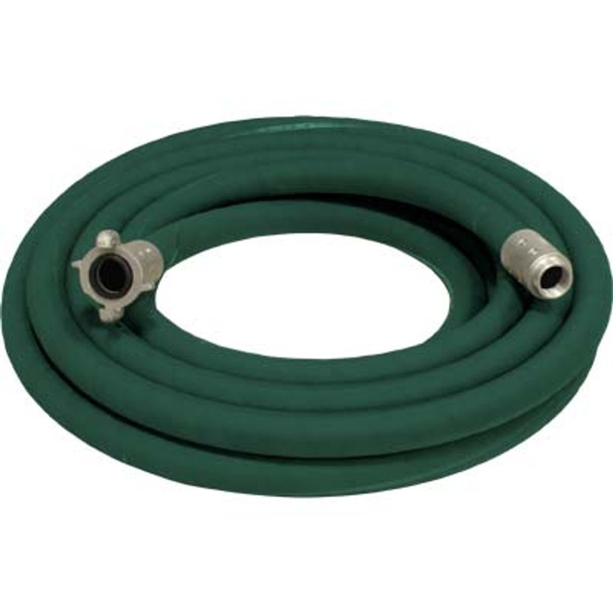 Pirate Brand - 1-1/4" Blast Hose Assembly, Green, BIG GUN Full Flow w/ Aluminum Couplings