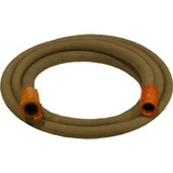 Pirate Brand - 1-1/4" Blast Hose Assembly, Tan, w/ Nylon Couplings