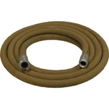 Pirate Brand - 1-1/4" Blast Hose Assembly, Tan, w/ Aluminum Couplings