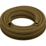 Pirate Brand - 1-1/4" Blast Hose Assembly, Tan, w/ Brass Couplings